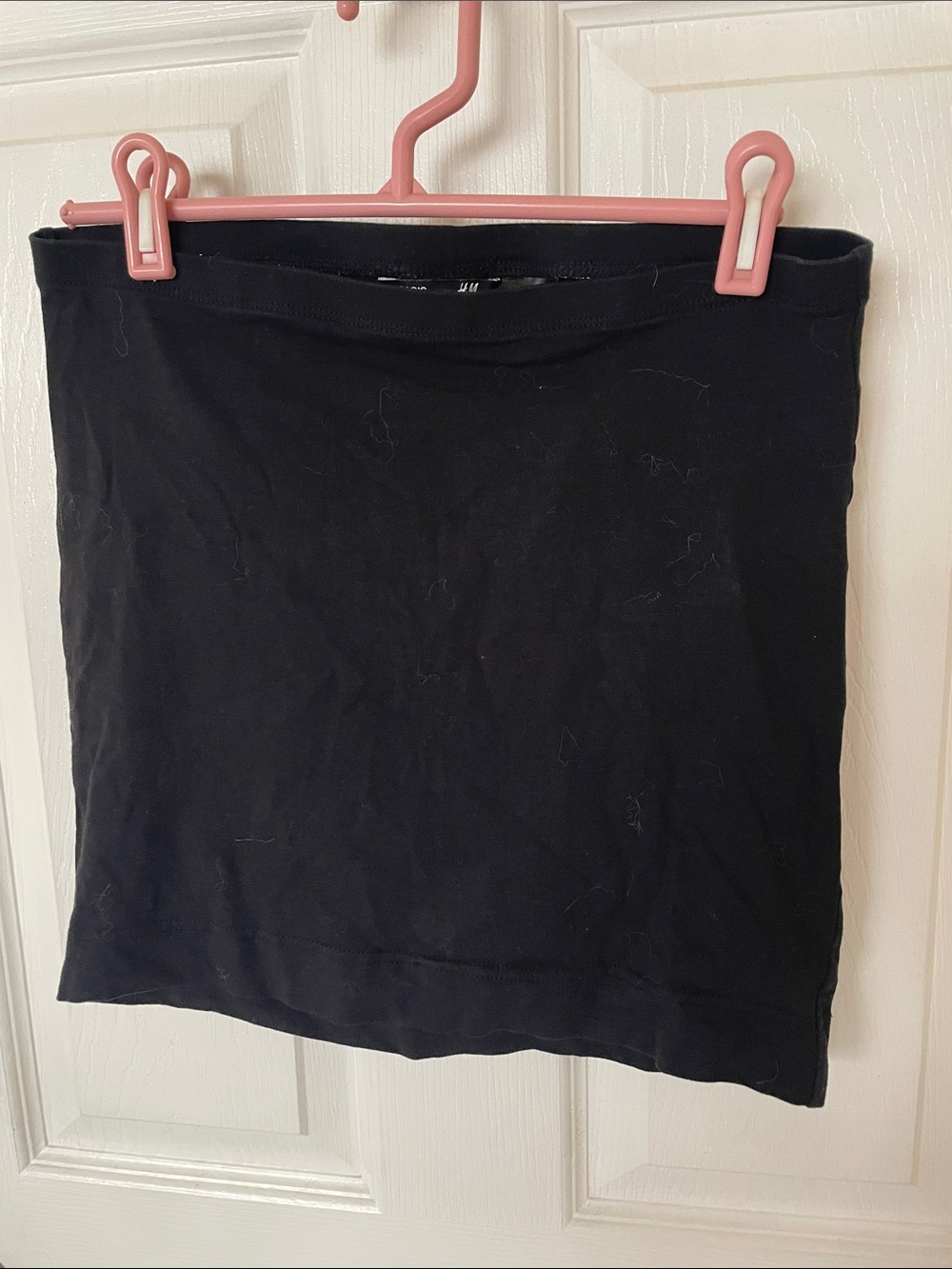 H&M Black Stretch Mini Skirt